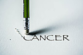 Conceptual image about curing cancer