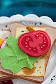 Handmade felt sandwich