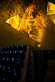 A chalk cellar, Champagne Ruinart, Reims, France