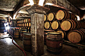 Barrique cellar, Jean-Louis Chave, Rhone, France