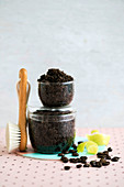 Buff and glow coffee scrub