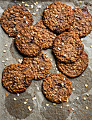 Oatmeal chocolate cookies