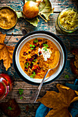 Herbstliche Sauerkrautsuppe mit Speck