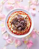 Rice pudding with truffles