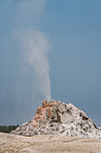 White Dome Geyser, Yellowstone National Park, USA