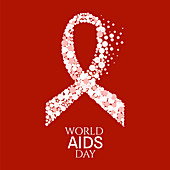 World AIDS day, illustration