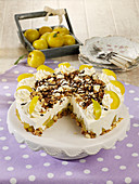 Muesli cake with mirabelle plums