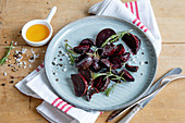 Roast beetroot with rosemary
