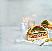 Muffuletta-Sandwich zu Weihnachten