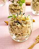 Risotto with herbs and chicken