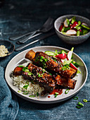 Chines red-braised beef short ribs