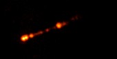 Galaxy M87 jet, Chandra X-ray image