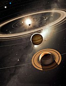 Solar System, illustration