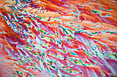 Chemical mixture, polarised light micrograph