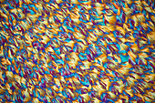 Potassium ferricyanide, polarised light micrograph