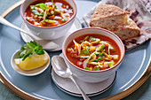 Chorba (Suppe mit Gemüse und Lamm, Nordafrika)