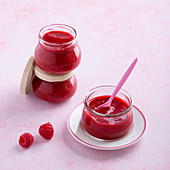 Raspberry and gooseberry jam