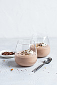 Chocolate cream mousse