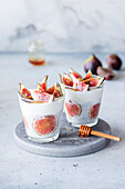 Fig and chia pudding