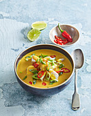 Kabeljau-Curry mit Chilischoten (Asien)
