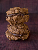 Chocolate macaroon cookies