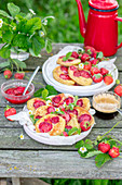Strawberry pancakes