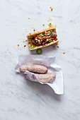 Baguettesandwich mit Andouillette-Wurst