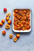 Roasted apricots