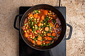 Moroccan Carrot Chickpea Stew