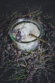 Lavender sugar