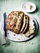 Courgette and cheddar soda bread