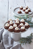 Christmas cookies with meringue