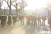 Anti-lockdown protest, Amsterdam, Netherlands