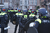 Anti-lockdown protest, Amsterdam, Netherlands