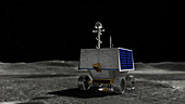 VIPER robot on the Moon, illustration