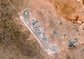 Al-Jufra airbase, Libya, satellite image