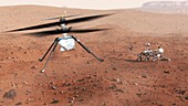 Ingenuity Rotorcraft on Mars