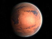 Artwork of Planet Mars