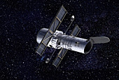 Hubble space telescope, illustration