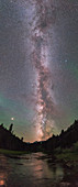 Milky Way and Mars