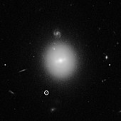 Black hole and galaxies, Hubble image
