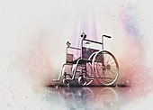 Wheelchair, illustration
