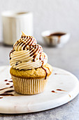 Erdnussbutter-Cupcake