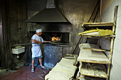 Baker in a bakery