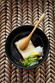 Japanische Misosuppe mit Tofu