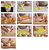 Baking Easter muffins