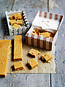 Microwave boozy fudge