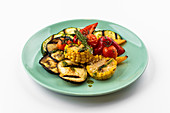 Grilled vegetable plate