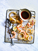 Onion and Prawn Tempura