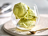 Basil ice cream